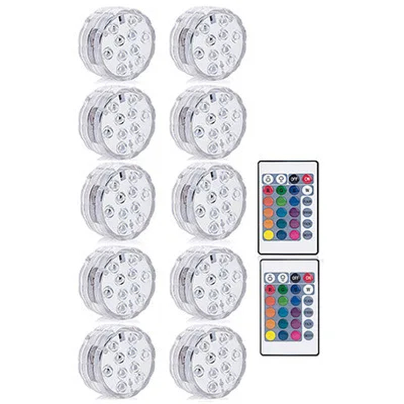 LED Swimming Pool Light for Outdoor Lighting IP68 Waterproof Underwater Hot Tub Spa Inflable Aquarium Removable Pool Accessories