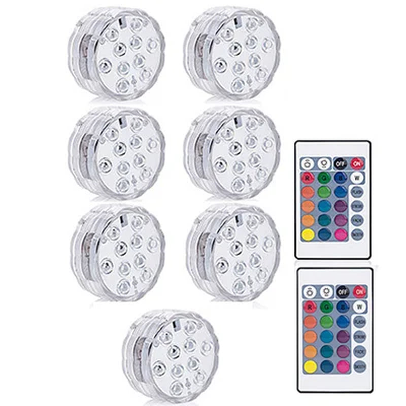 LED Swimming Pool Light for Outdoor Lighting IP68 Waterproof Underwater Hot Tub Spa Inflable Aquarium Removable Pool Accessories