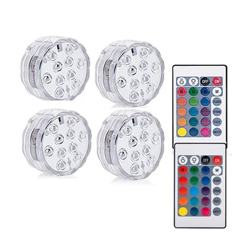 LED Swimming Pool Light for Outdoor Lighting IP68 Waterproof Underwater Hot Tub Spa Inflable Aquarium Removable Pool Accessories