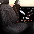 12-24V Heated Car Seat Cover 30' Fast Car Seat Heater Cloth/Flannel Heated Car Seat Protector 25W Seat Heating Cover Car Seat